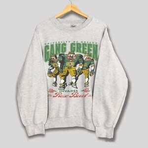 Vintage 1990s University of Oregon Ducks Football Sweatshirt, Oregon Duck Shirt